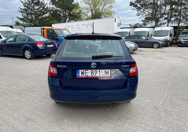 Skoda Fabia cena 36900 przebieg: 126710, rok produkcji 2018 z Obrzycko małe 254